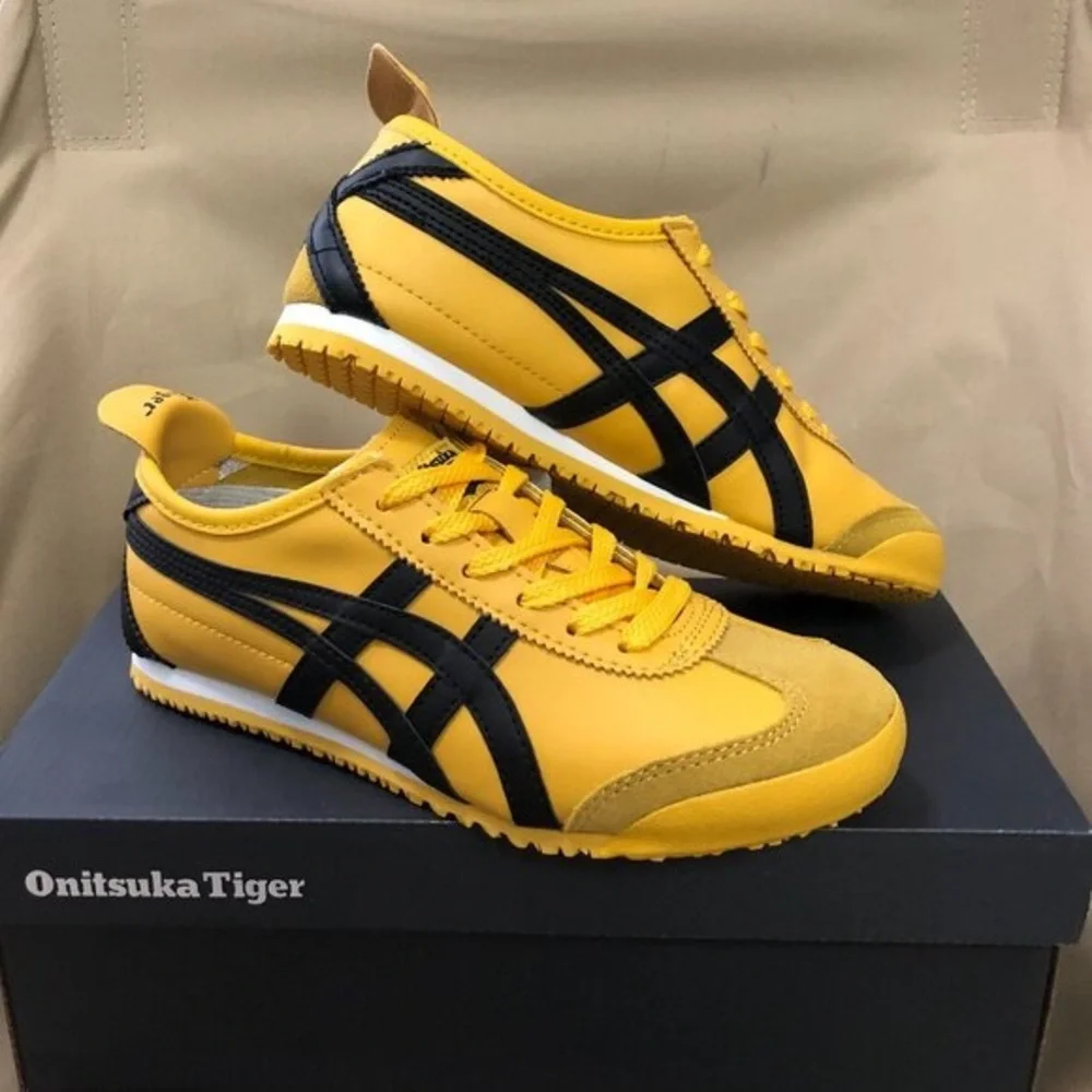 Onitsuka Tiger by Asics Yellow and Black Sneakers - Picture 2 of 9